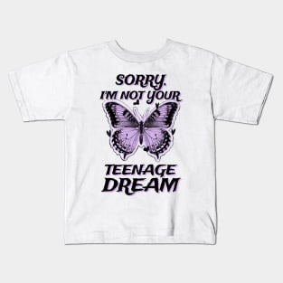 Teenage Dream Butterfly Kids T-Shirt